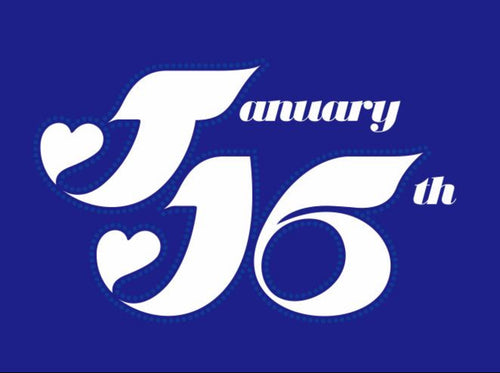 J16 - T-Shirt - Hearts in Royal Blue