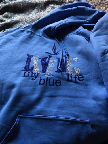 Amicae Hoodie- Living My Blue Life