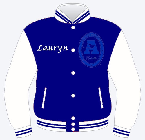 Amicette Letterman Jacket with logo