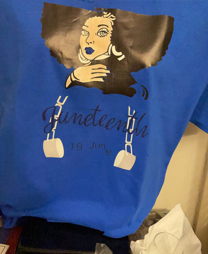 Juneteenth T-Shirt - Afro Lady