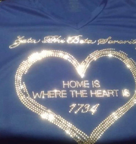 Home Is Where The Heart Is - V- Neck Tee