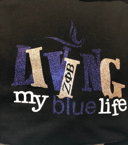 Living My Blue Life Hoodie Sweatshirt